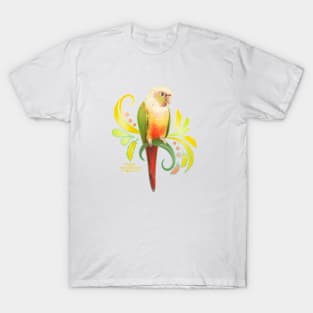 Pineapple Green Cheek Conure T-Shirt